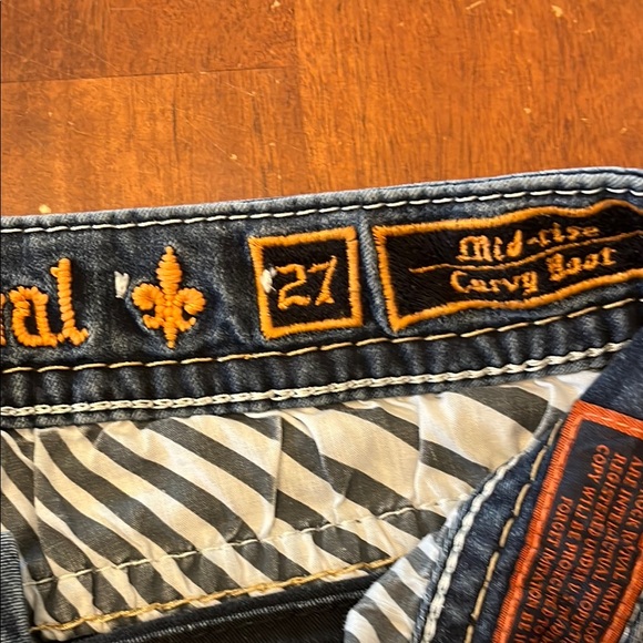 Rock Revival Women's Blue Denim Shorts - Picture 2 of 7